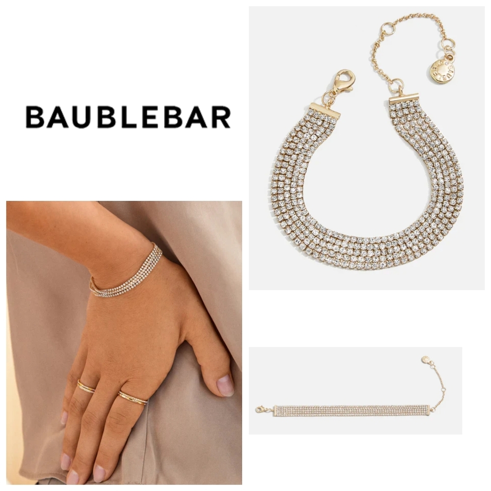 BaubleBar Bo Bracelet in Gold